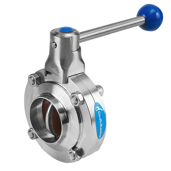 Manual Type Butterfly Valve with Pull handle Butt-Weld End DIN Series