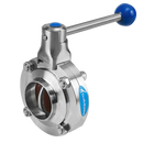Manual Type Butterfly Valve with Pull handle Tri-Clamp End