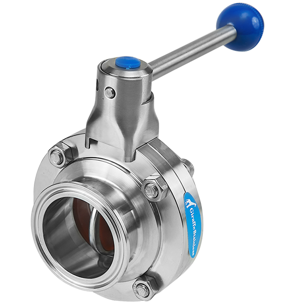 Manual Type Butterfly Valve with Pull handle Butt-Weld End DIN Series