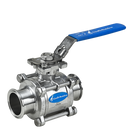 3PCS Encapsulated Tri-clamp Ball Valve