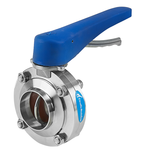 Manual Butterfly Valve TC End With Plastic Multi-Position Lever Handle Type B