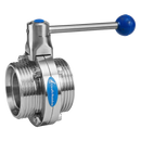 Manual Butterfly Valve Thread End With Pull Handle