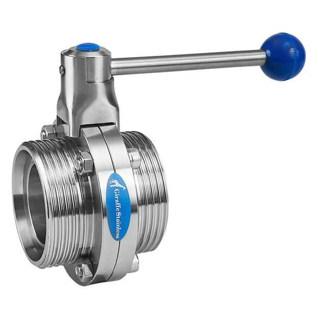 Manual Butterfly Valve Thread End With Pull Handle DIN Series