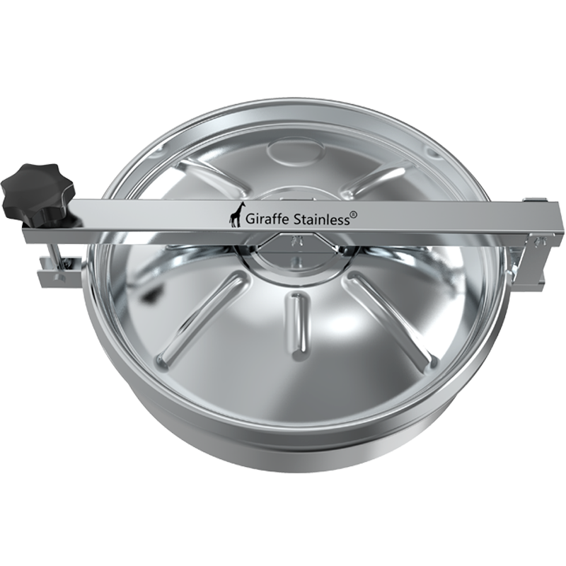 Round Manway with back-side Opening 127 Series